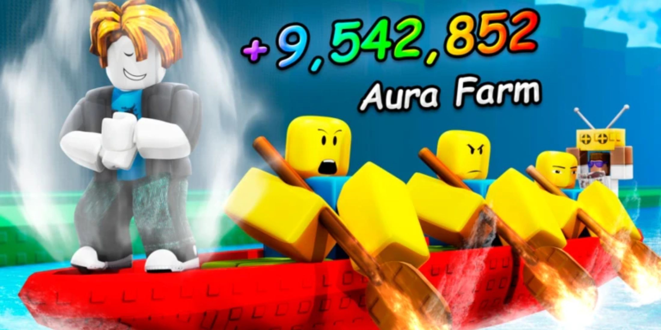 Row and Aura Farm characters