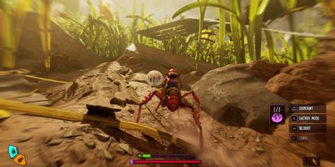 running away with an orb weaver egg in grounded 2