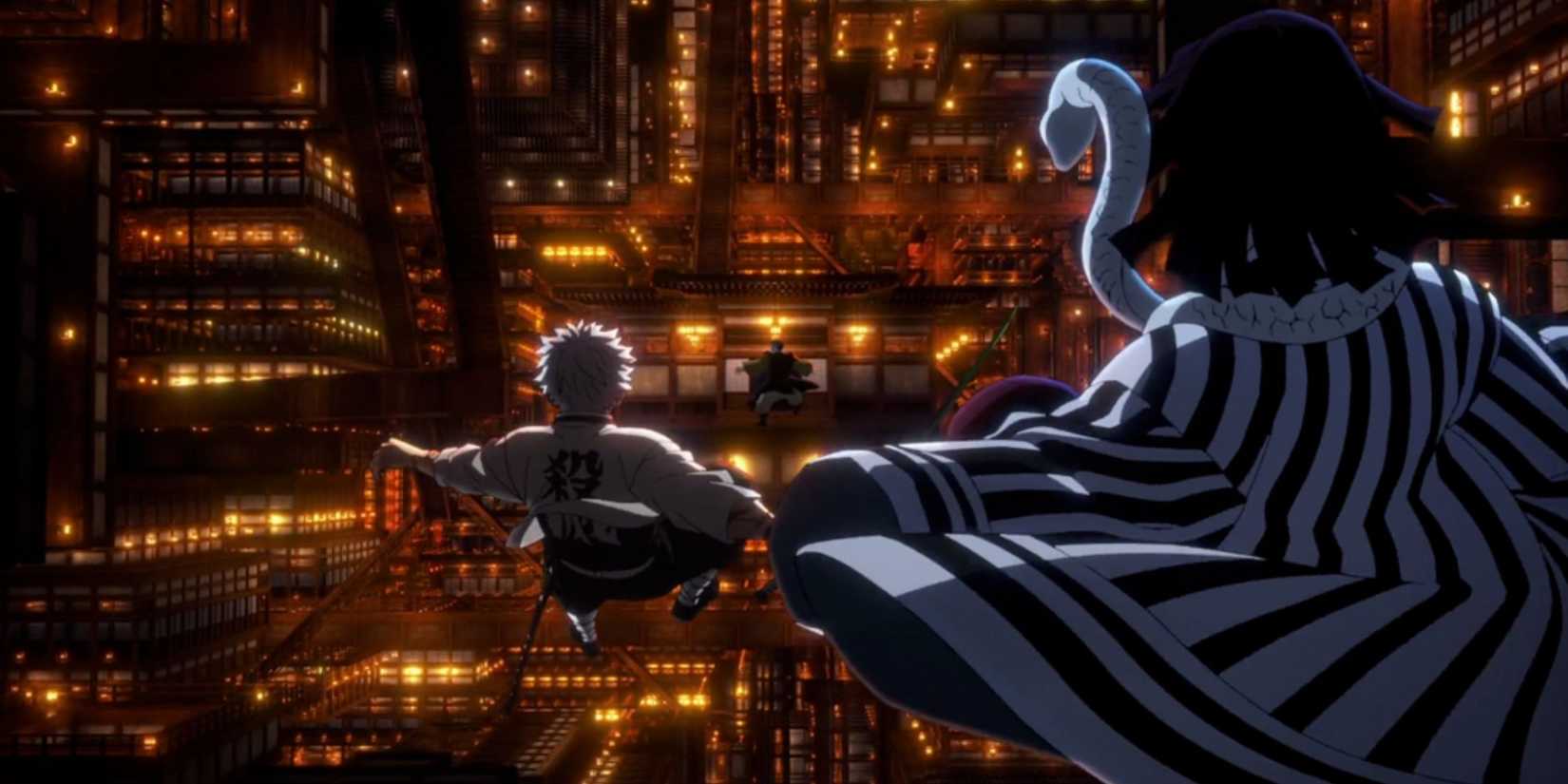 Sanemi and Obanai find the Infinity Castle - Demon Slayer