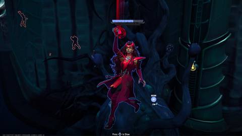 scarlet witch fires up