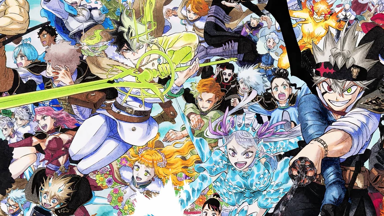 Black Clover 10th year anniversary artwork