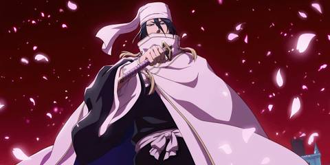Byakuya using his Bankai in TYBW outfit