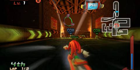Knuckles in Sonic Riders