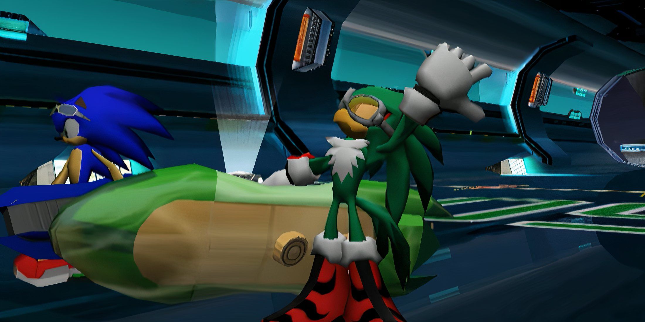 Jet getting ready for a race