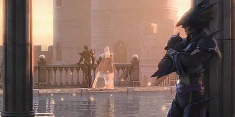 Kain listening in on Cecil and Rosa