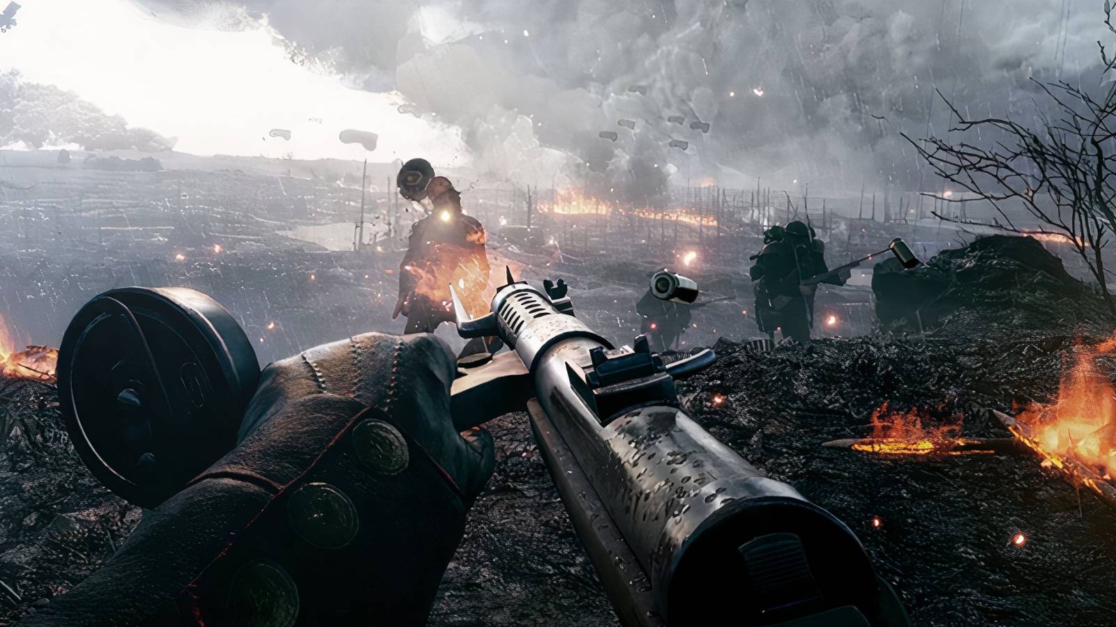 FPS view of Battlefield 1