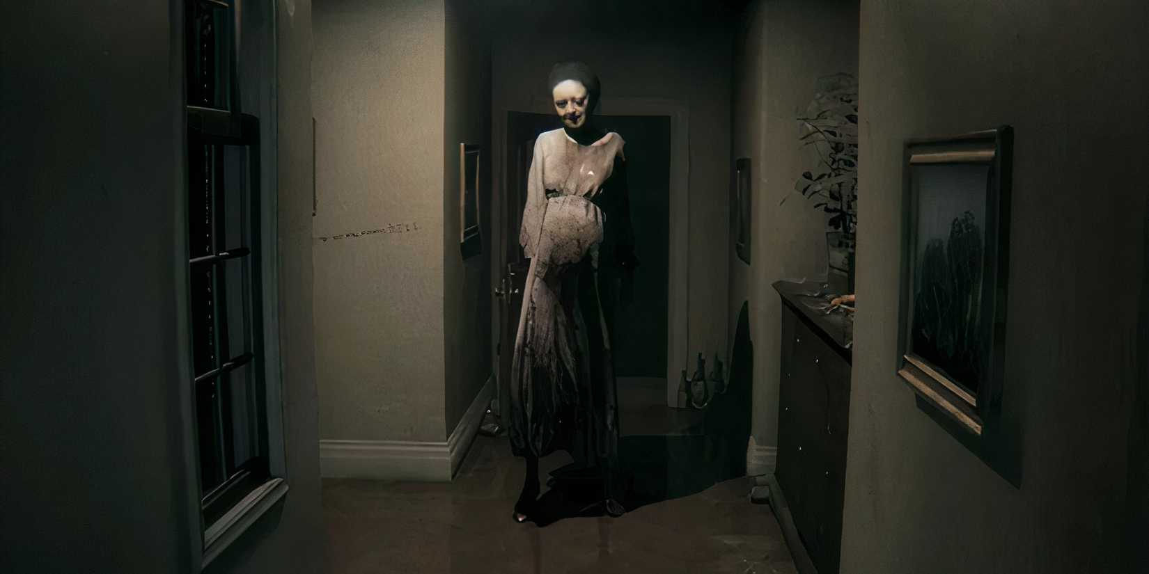 Lisa standing in a hallway