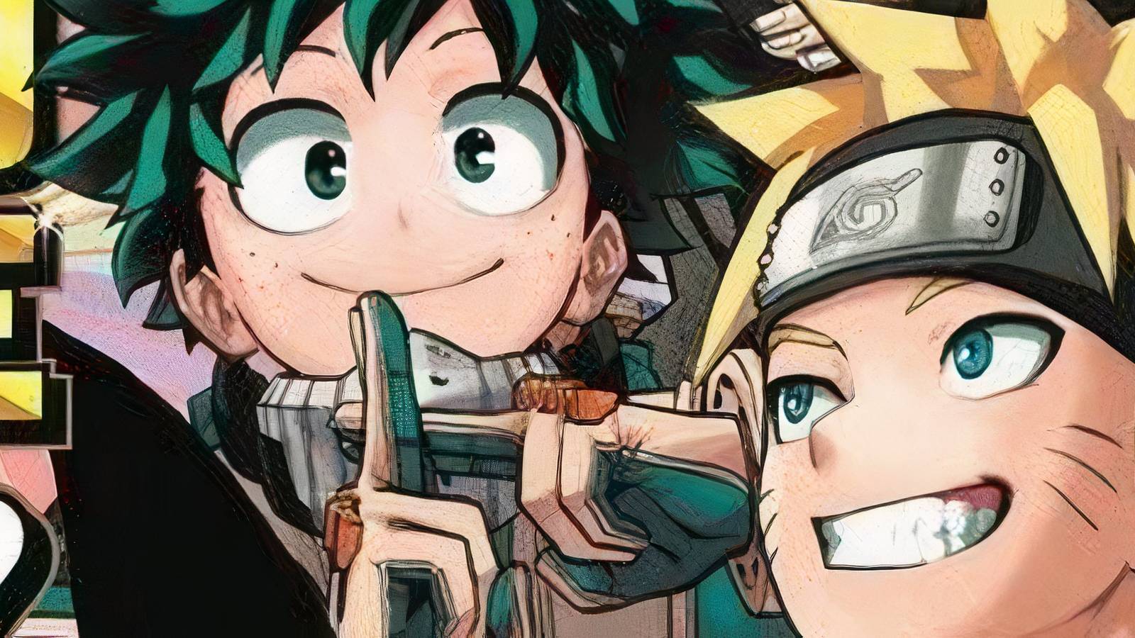 Deku and Naruto