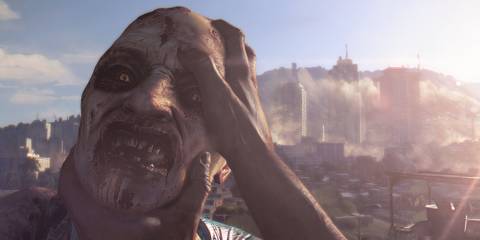 Player holding a zombie's head