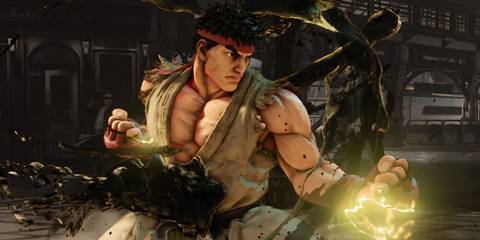 Ryu charging up