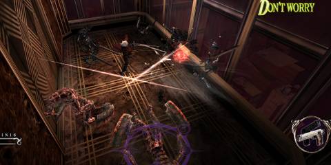 Dante slashing at demons