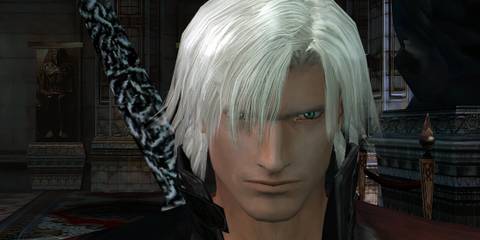 Dante looking serious