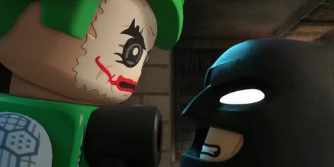 Batman interrogating Joker
