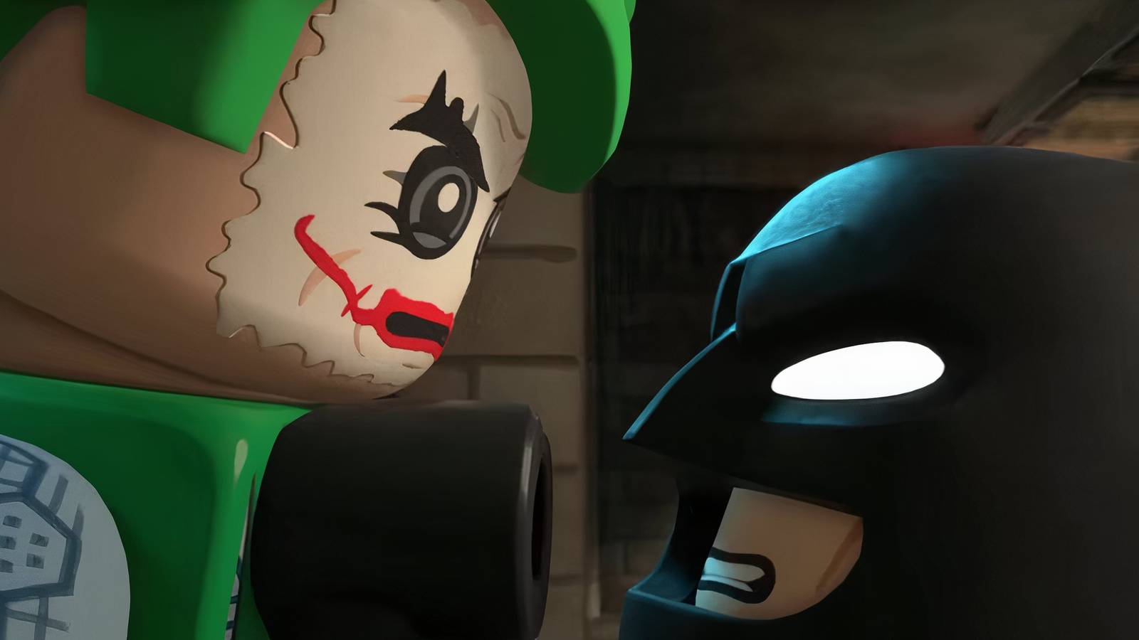 Batman interrogating Joker