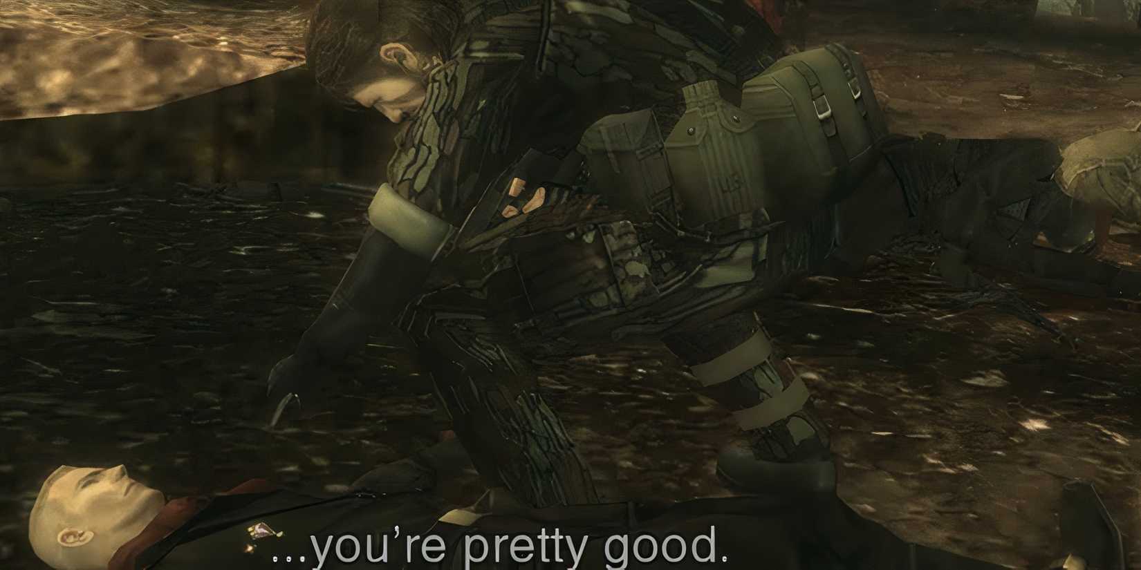 Big Boss saying Ocelot is pretty good