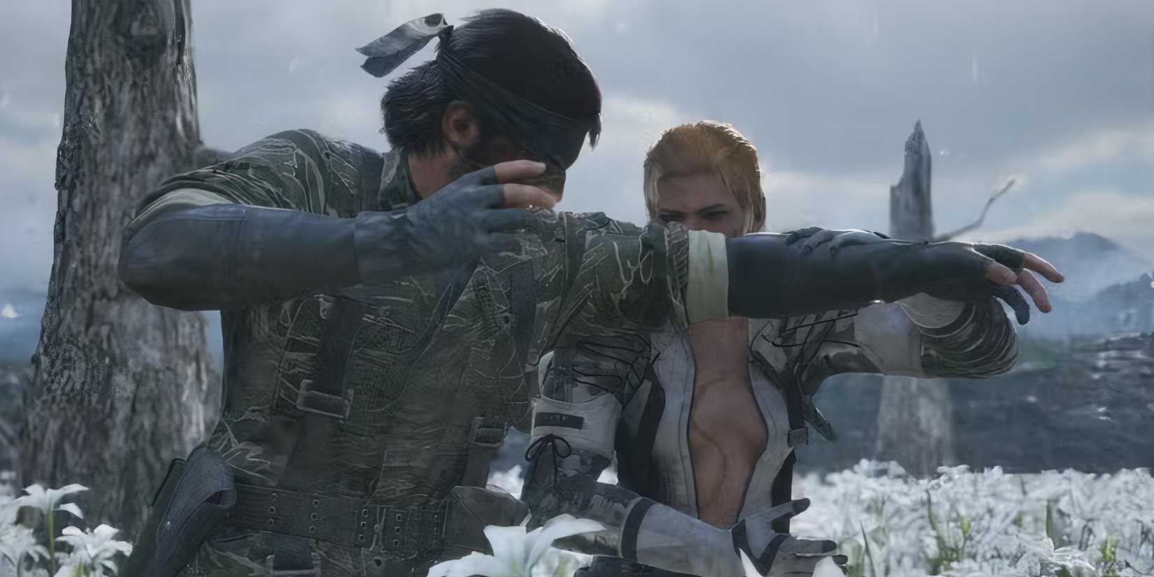 Big Boss fighting Boss