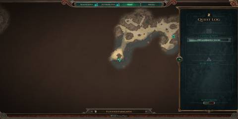 The Large Bull-Face Man Coin Location on the Map 