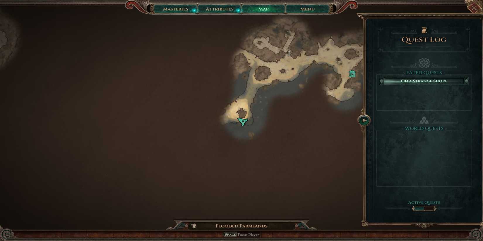 The Large Bull-Face Man Coin Location on the Map 