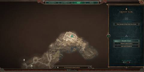 The Location of the Shrieking Shrine on the Map 