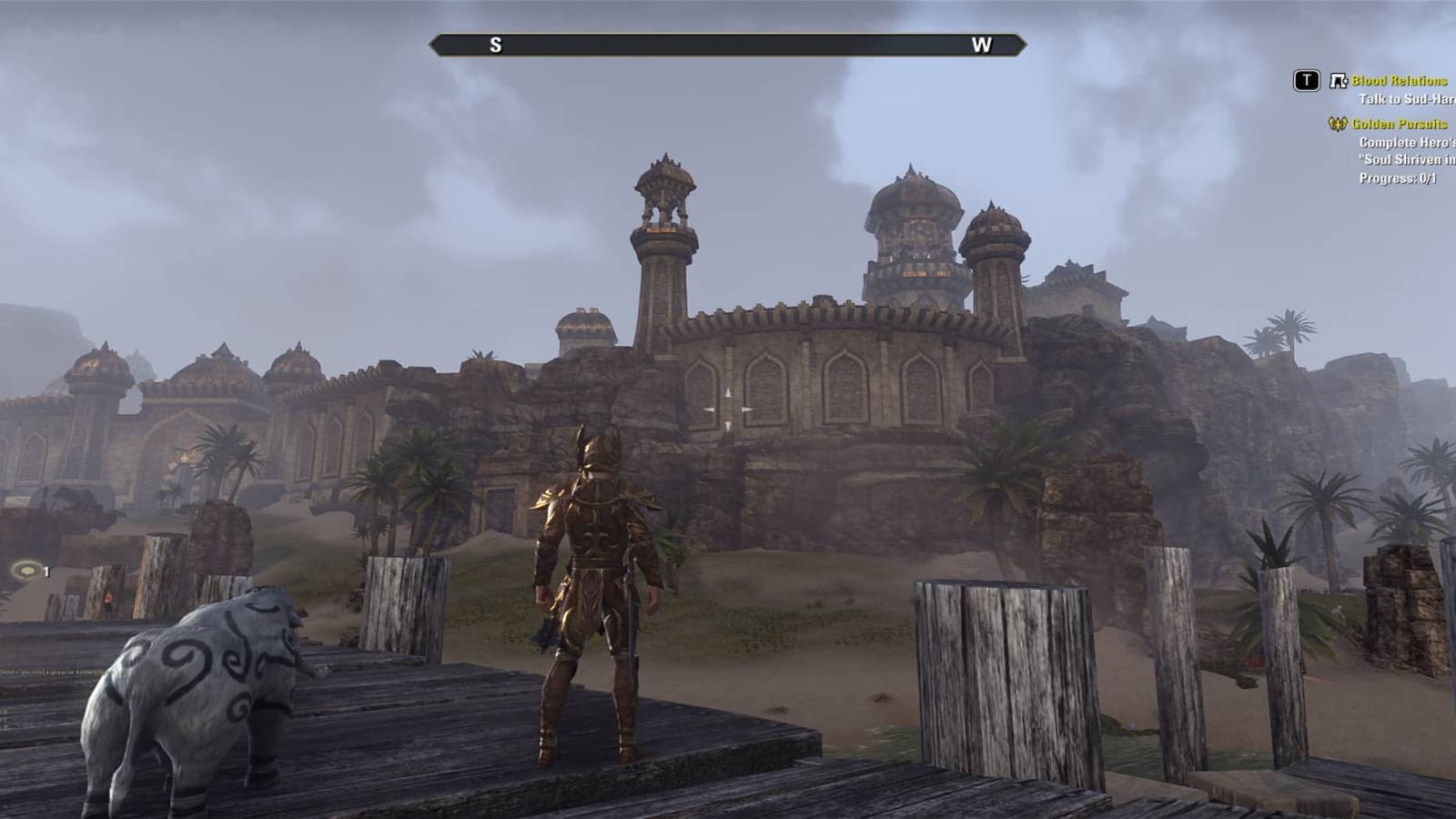 The Player Reaching Alik'r Desert