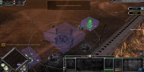 The Player Building an Obelisk on a Strategic Point