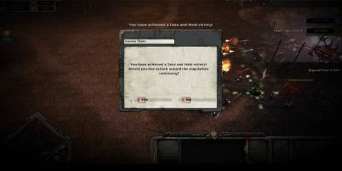 The Take and Hold Victory Screen 