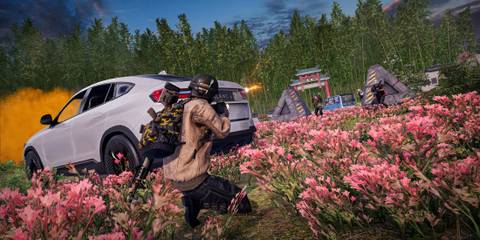 Screenshot of a multiplayer match - PUBG