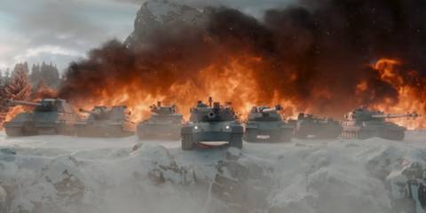 Tanks in a new map in the World of Tanks 2.0 update