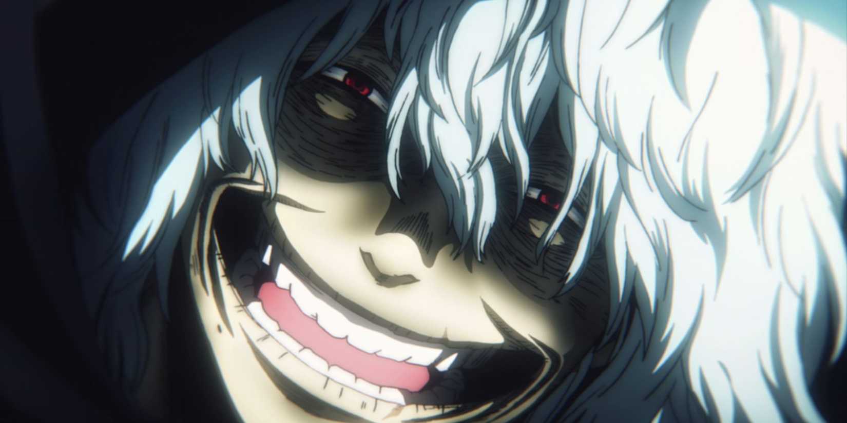 Senyum Shigaraki dalam anime My Hero Academia