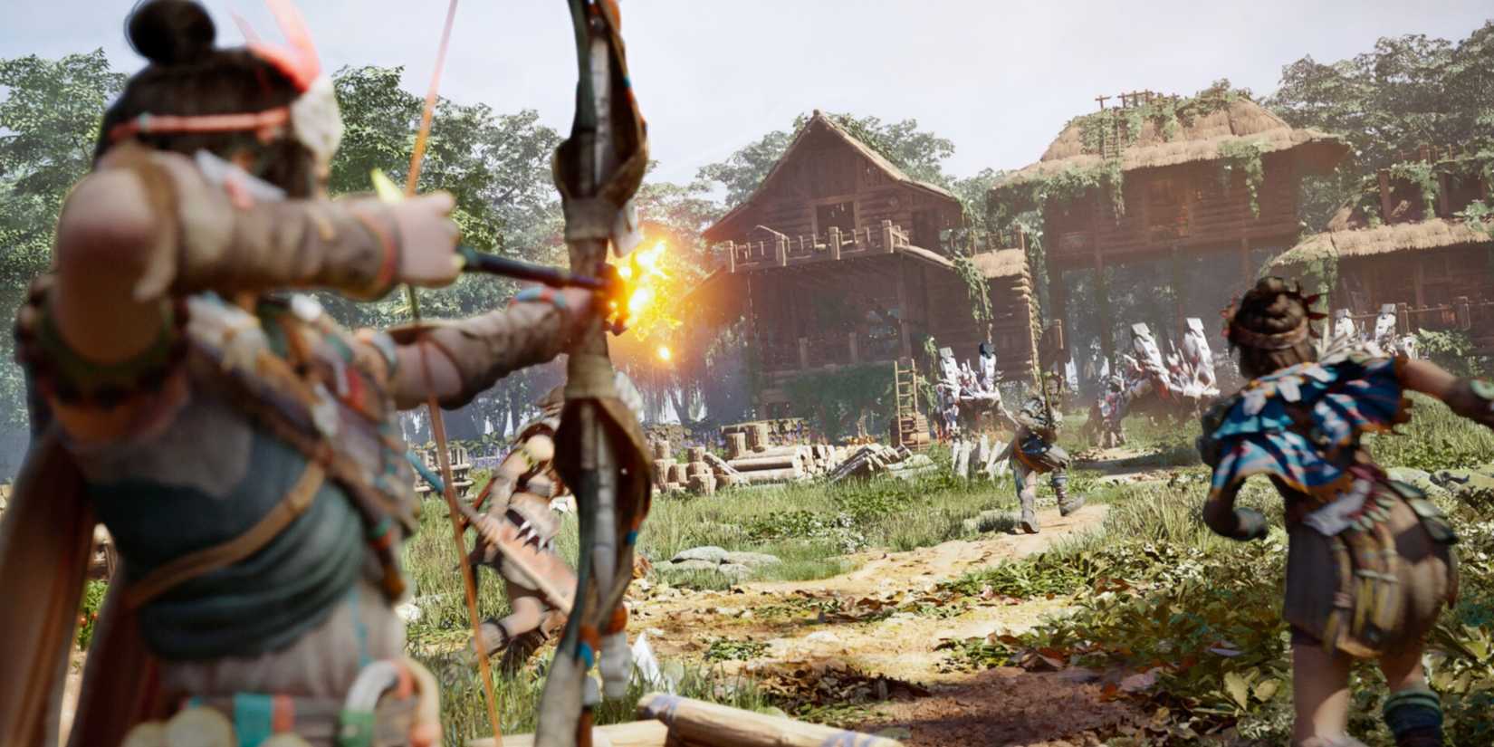 Shooting a bow in Light Of Motiram