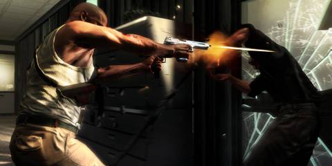 Shooting an enemy through glass in Max Payne 3
