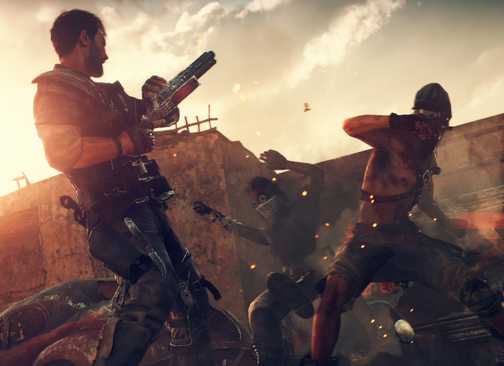Shooting enemies in Mad Max (2015)