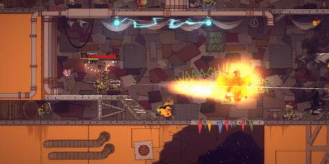 Shooting enemies in Warhammer 40,000 Shootas, Blood & Tee