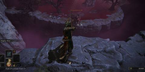 Shooting enemies with a bow in Elden Ring