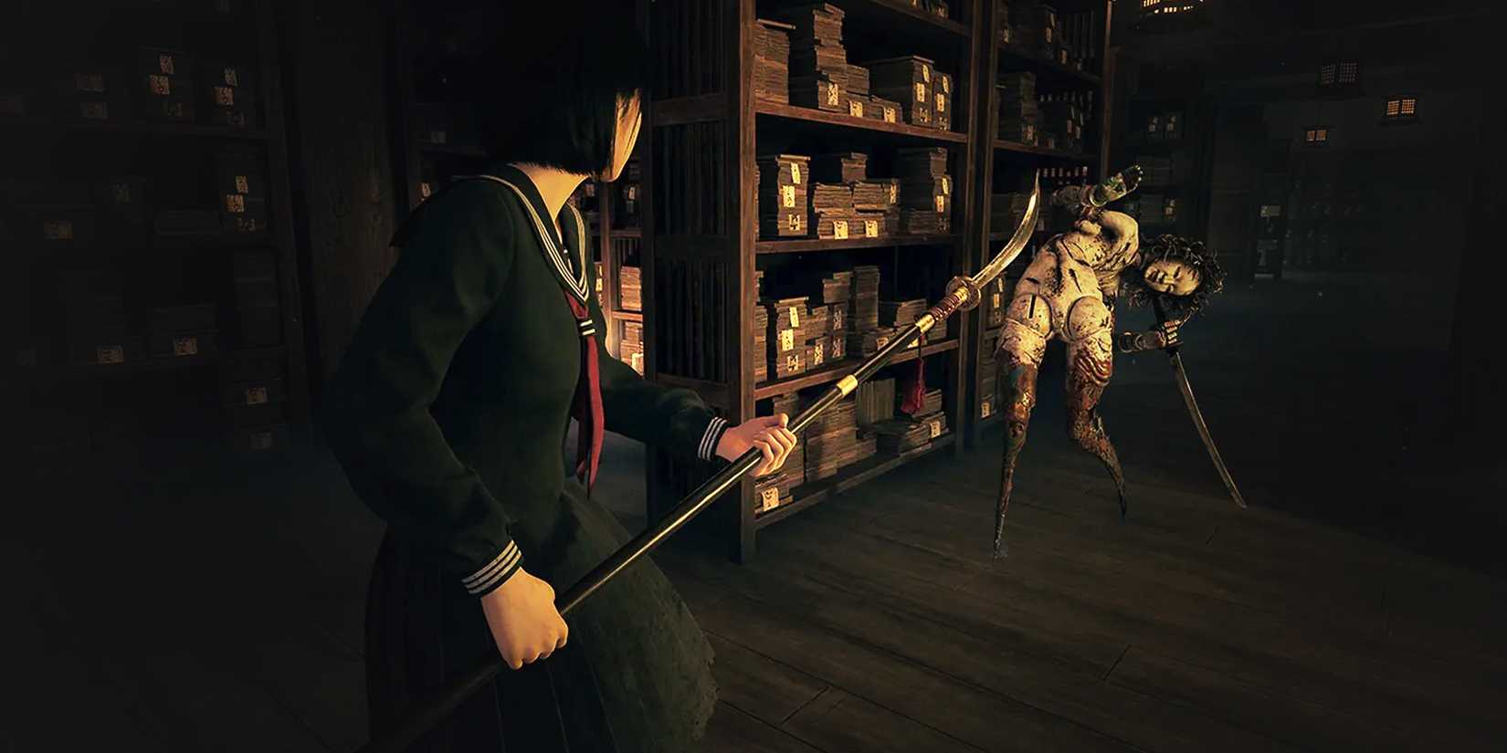 Silent Hill f combat Hinako using spear vs Kashimashi
