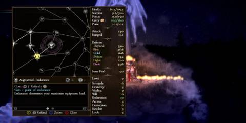 Skill Tree in Salt and Sacrifice