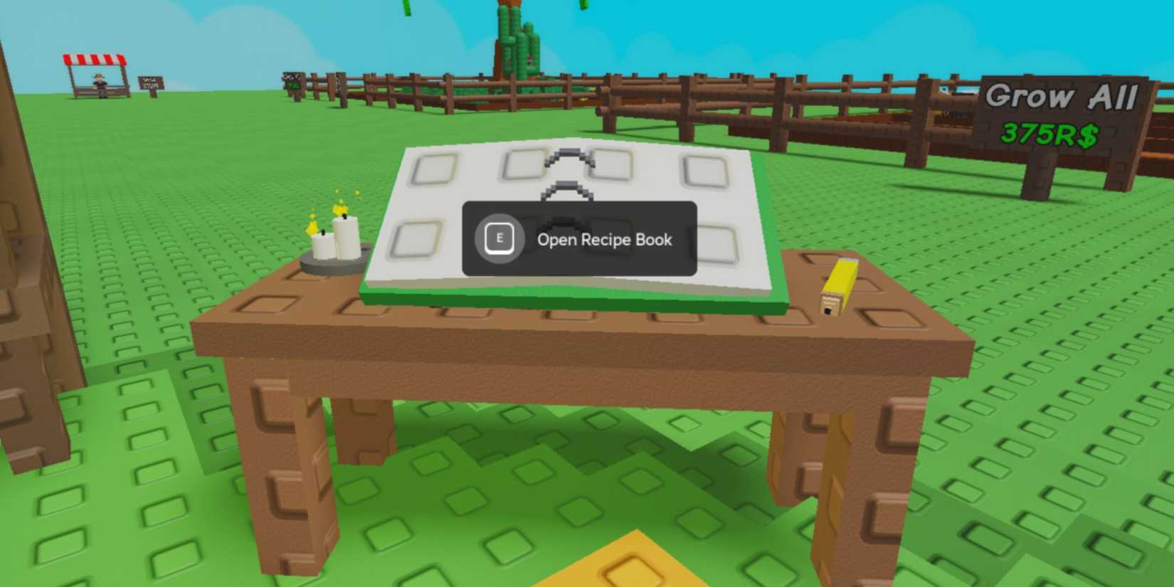 Grow a Garden recipe book