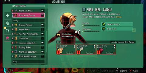 Snail Shell Casque in Grounded 2