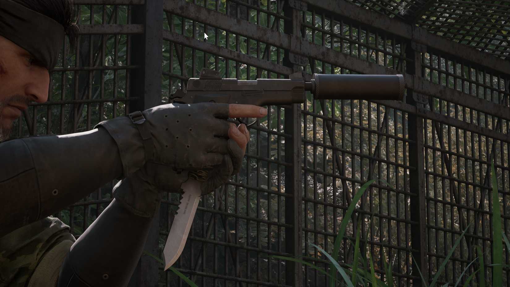 snake's suppressed pistol