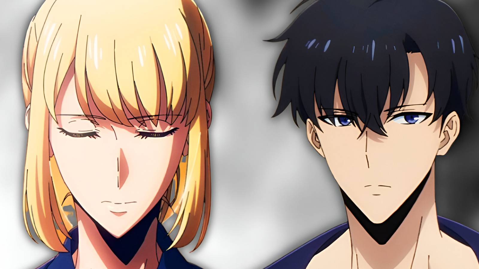 solo leveling cha hae-in and sung jin-woo