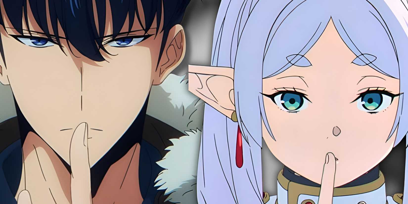 solo leveling jin woo and frieren hush