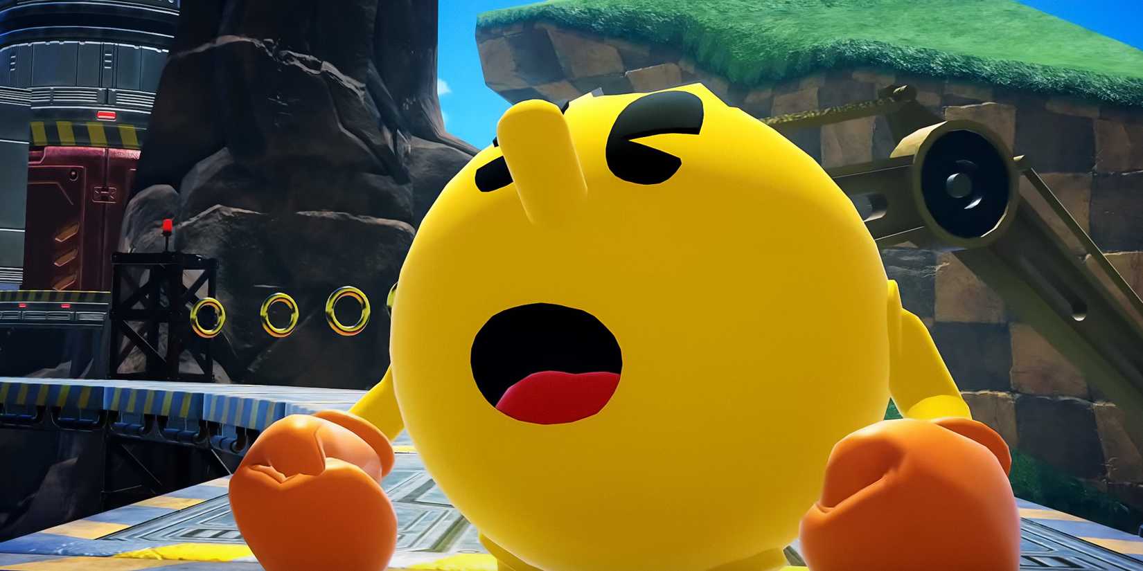 Sonic Racing Pac Man Sonic and Pac-Man Are Crossing Over in 2 Different Games