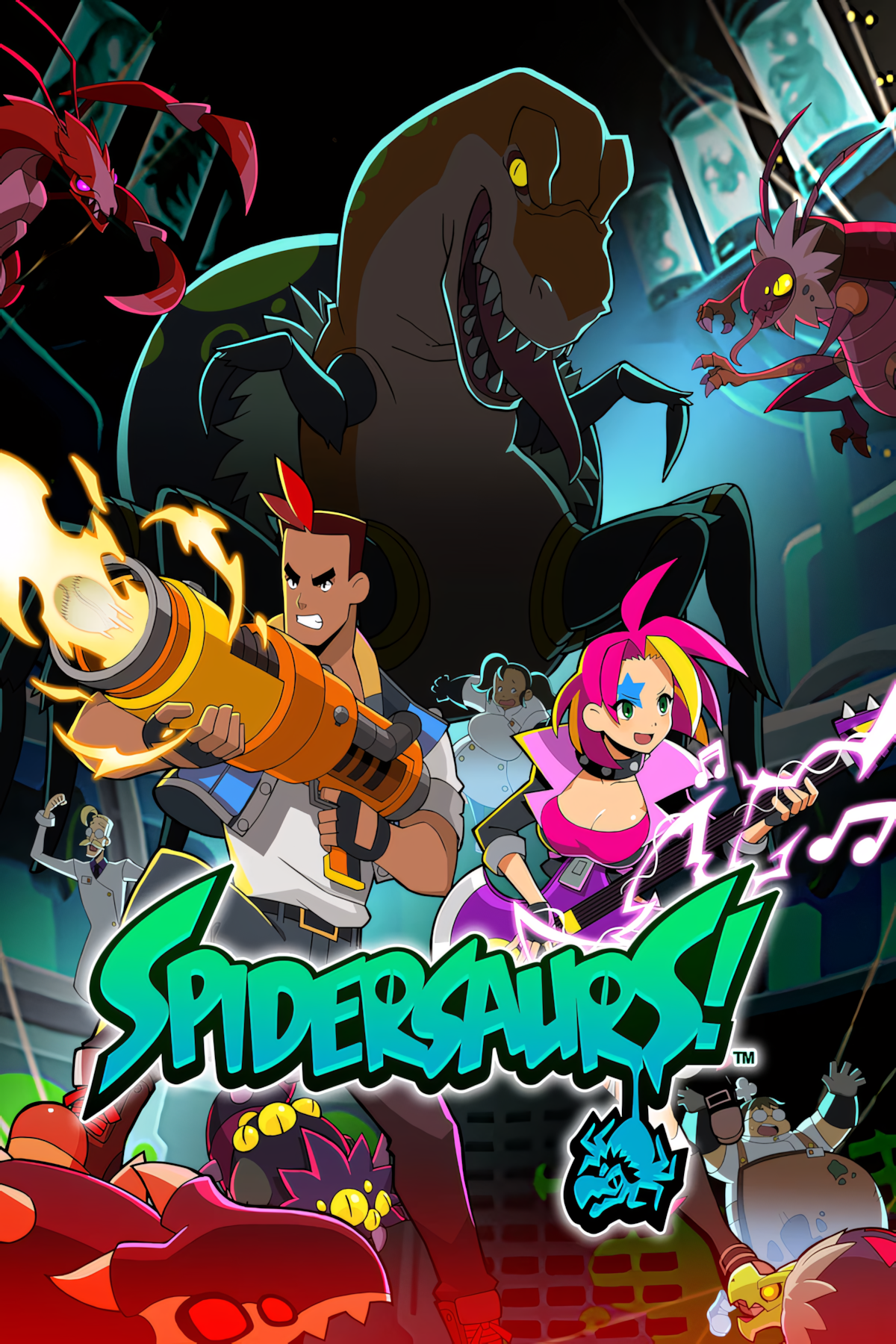 Spidersaurs Tag Page Cover Art