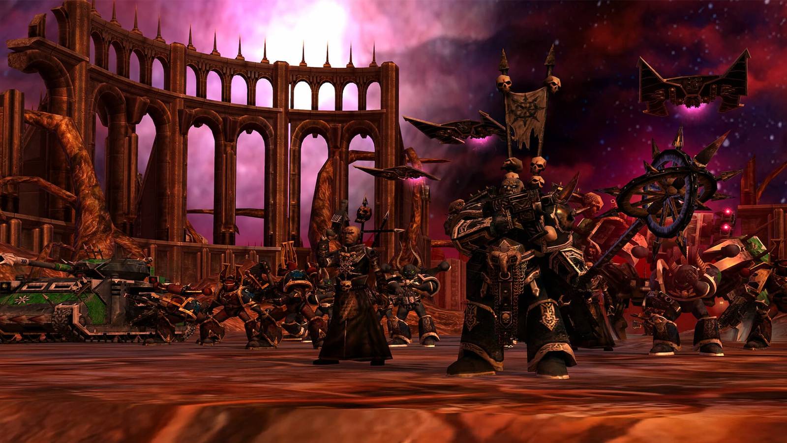 The forces of chaos in Dawn of War