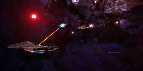 Star Trek Voyager Across the Unknown ships