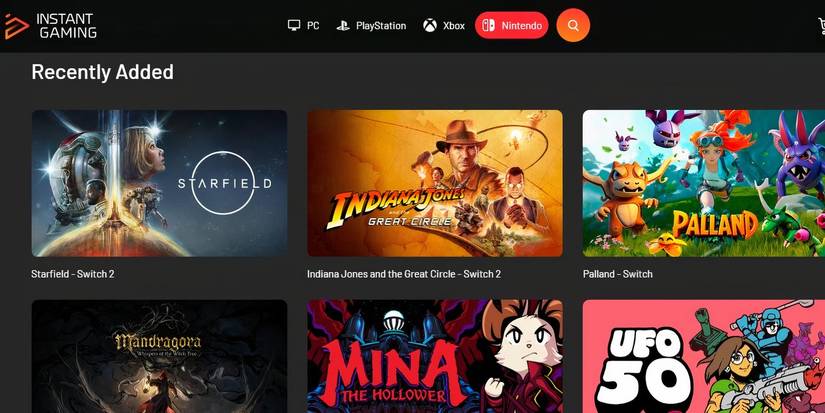 Starfield on Switch 2 listed on Instant Gaming