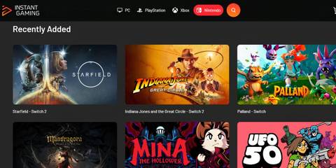Starfield on Switch 2 listed on Instant Gaming