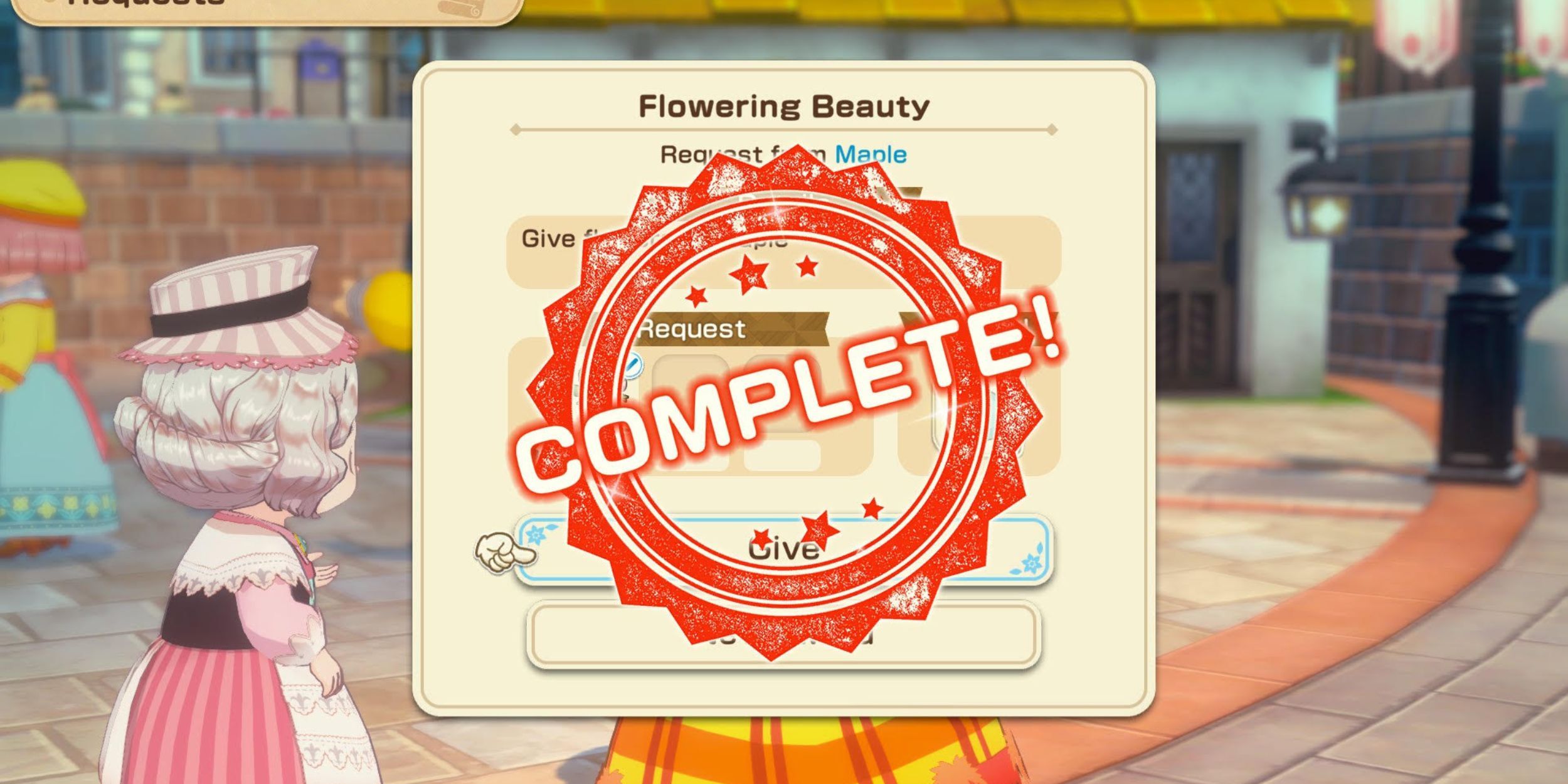 Story of Seasons Grand Bazaar - Flowering Beauty Request Guide