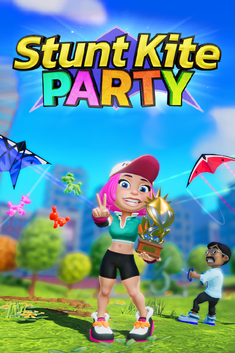 Stunt Kite Party Tag Page Cover Art