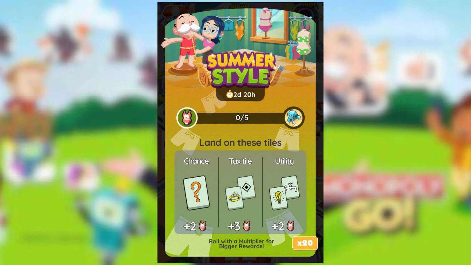 summer style monopoly go